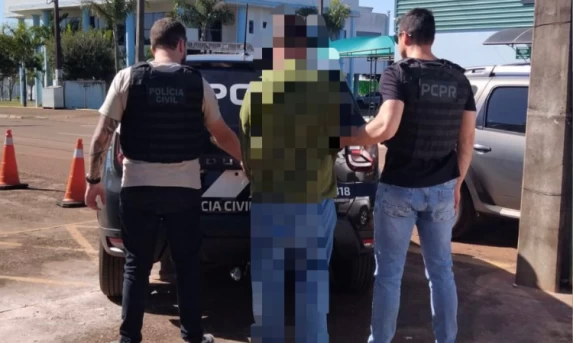 PCPR prende em flagrante homem de 35 anos por tentativa de feminicídio em Santa Tereza do Oeste
