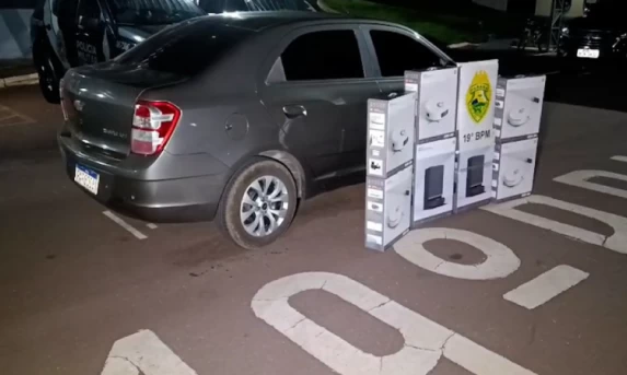 Polícia apreende carga de robôs aspiradores contrabandeados na PR-585