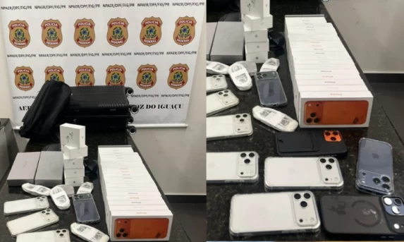 Policial: Polícia Federal prende 17 pessoas em flagrante no Aeroporto de Foz do Iguaçu