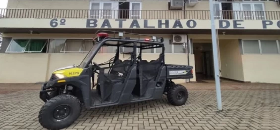 POLICIAL: Polícia Militar Reforça o Policiamento no Comércio de Cascavel.