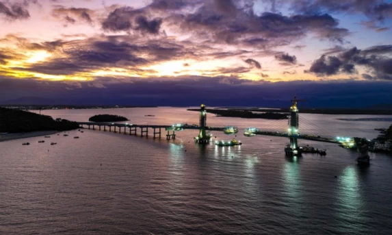Ponte de Guaratuba terá queima de fogos inédita no Réveillon; confira os detalhes