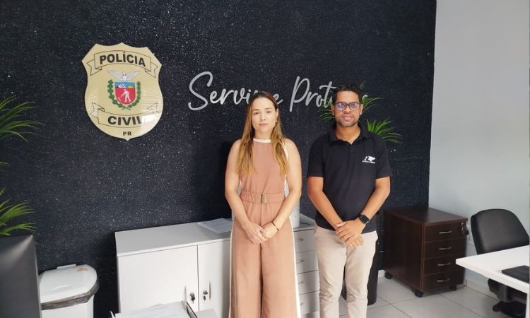 Portal RRMAIS visita nova delegada da Comarca de Guaraniaçu e reforça parceria com a Polícia Civil