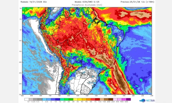 Previsão do Tempo: Semana Terá Chuva Extrema no Sudeste e Tempo Seco no Sul; Entenda o Fenômeno ZCAS