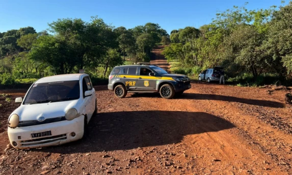 PRF intercepta comboio de contrabandistas em Cascavel (PR)
