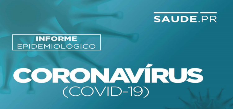 SAÚDE: Paraná registra mais 2.694 casos e sete óbitos pela Covid-19.