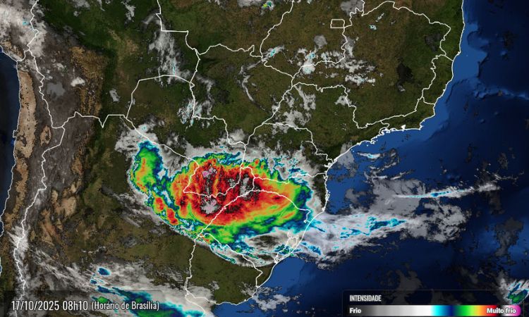 Tempo Instável: Nova Frente Fria Traz Chuva, Vento Forte e Alternância de Clima ao Paraná Tempo Instável: Nova Frente Fria Traz Chuva, Vento Forte e Alternância de Clima ao Paraná