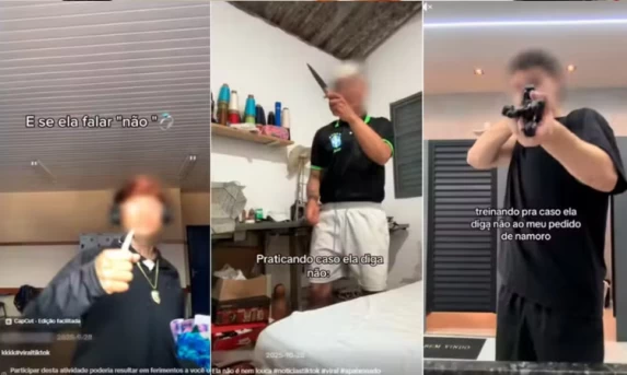 TikTok remove vídeos que simulavam agressões contra mulheres após investigação