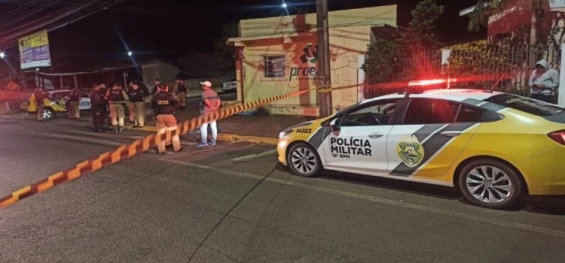 TOLEDO: Jovem é executado a tiros e outro fica em estado grave na Vila Pioneira.
