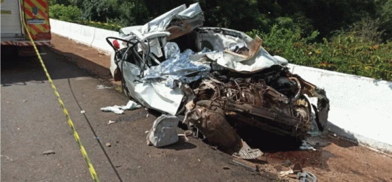 TRAGÉDIA: Grave acidente na PR 317 entre Toledo e Ouro Verde do Oeste resulta em três vítimas fatais.