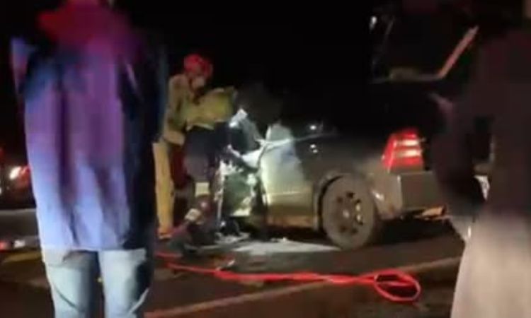 TRAGÉDIA NA RODOVIA: Colisão frontal violenta deixa três mortos e três feridos graves no km 512 da BR-277 em Guaraniaçu