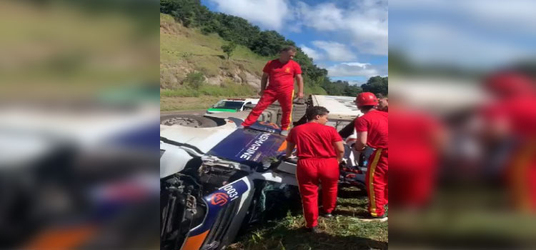 TRÂNSITO: Acidente com óbito no local é registrado no KM 504 da BR 277, trevo de acesso a Diamante do Sul.