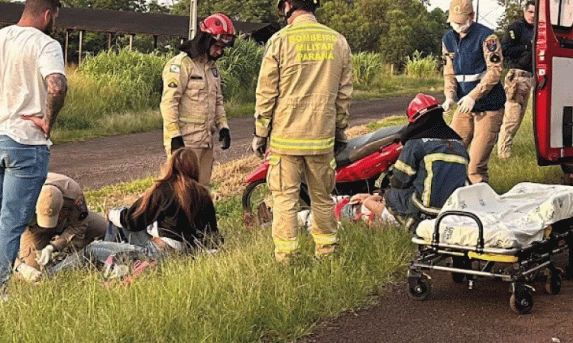 TRÂNSITO: Acidente na BR-277 deixa jovens feridas.