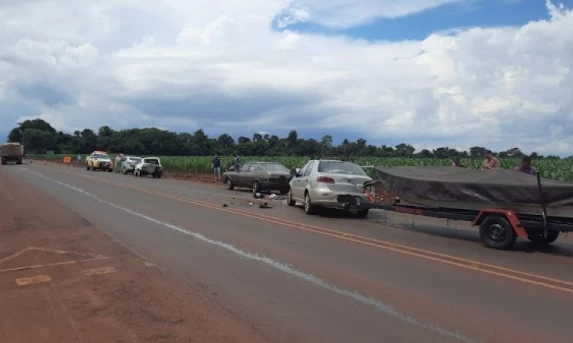 TRÂNSITO: Engavetamento envolvendo quatro veículos na PR-239 deixa feridos em Assis Chateaubriand.