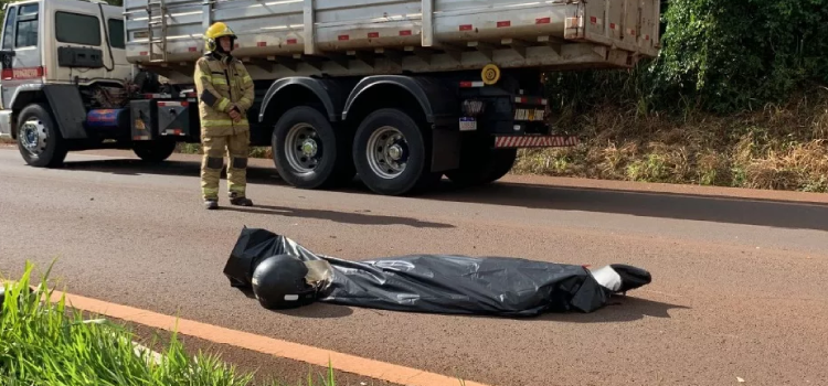 TRÂNSITO: Motociclista morre em acidente na BR 467 em Cascavel.