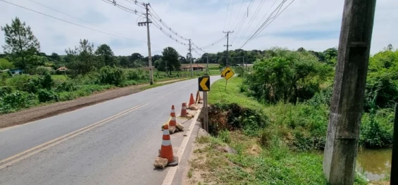 TRÂNSITO: PR-427 terá bloqueio parcial em Campo do Tenente para obras do DER-PR nesta quinta.