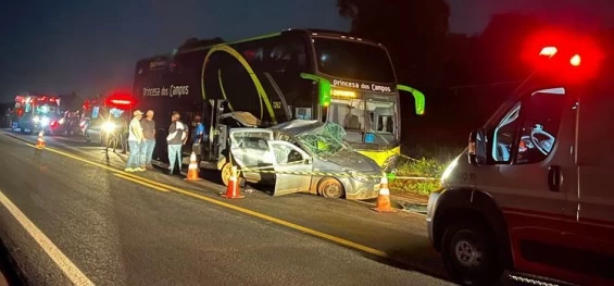 TRÂNSITO: PRF atende acidente com óbito em Candói.