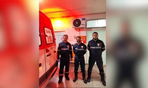 UMA VIDA QUE CHEGOU AO MUNDO EM MEIO À MISSÃO DE SALVAR VIDAS 