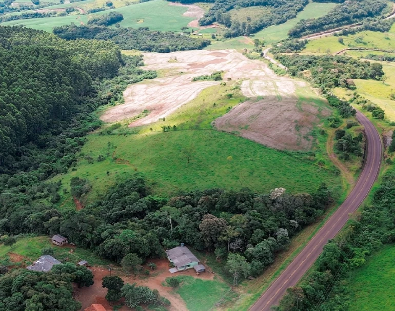 Propriedade no Município Diamante do Sul com 14.8 alq.